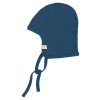 Zavazovací čepička z merino vlny Bonnet Petit Piao - modrá Ensign Blue