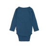 Merino body dětské dlouhý rukáv PP911 PETIT PIAO - modré Ensign Blue