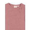 Merino body dětské dlouhý rukáv PP911 PETIT PIAO - růžové Nostalgic Rose
