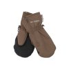 Dětské zimní palcové rukavice na zip 93043 Mikk-line - hnědé Chocolate Chip