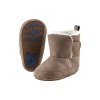 Dětské teplé capáčky z umělé kůže s protiskluzovou podrážkou Sterntaler - 5301711 hnědé 985