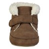 Dětské teplé capáčky z umělé kůže s protiskluzovou podrážkou Sterntaler - 5302510 hnědé 985