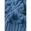 Dětská pletená merino čepice Reima Paljakka - modrá Blue Ocean