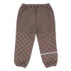 Dětský termo set bunda a kalhoty Mikk-Line - hnědý Chocolate Chip