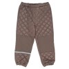 Dětský termo set bunda a kalhoty Mikk-Line - hnědý Chocolate Chip