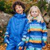 Children's warm winter snowsuit Villervalla - blue ATLANTIC