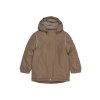 Dětská zimní bunda 11104 Mikk-line - hnědá Chocolate Chip