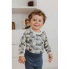 Dvouvrstvé merino body s bambusem dlouhý rukáv SAFA - šedá kočka