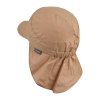 Dětský UV klobouk s plachetkou plátno UV 50+ 1531430 STERNTALER - barva hnědá Taupe
