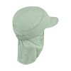 Dětský UV klobouk s plachetkou plátno UV 50+ 1531430 STERNTALER - barva zelená Ice Green