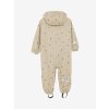 Dětská nepromokavá kombinéza/overal do deště CeLaVi - béžová se srdíčky White Pepper