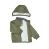 Dětská nepromokavá souprava do deště Mikk-Line - zelená Dusty Olive