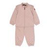 Dívčí termo set bunda a kalhoty Soft Warm Frill Mikk-Line - růžová barva Adobe Rose