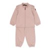Dětský termo set bunda a kalhoty Mikk-Line - Frill růžová barva Adobe Rose