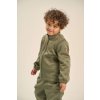 Dětský termo set bunda a kalhoty Mikk-Line - Warm zelená barva Dusty Olive
