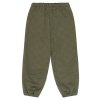 Dětský termo set bunda a kalhoty Mikk-Line - Warm zelená barva Dusty Olive
