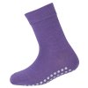 Protiskluzové merino ponožky fialové SAFA