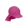 Dětský UV klobouk s plachetkou plátno UV 50+ barva růžová STERNTALER