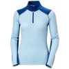 Dámské funkční triko LIFA MERINO MIDWEIGHT 1:2 ZIP od HELLY HANSEN modré