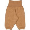 Merino fleece kalhoty clay melange Wheat