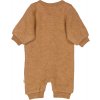 Merino fleece overal clay melange Wheat