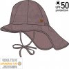 Dětský klobouček proti slunci bavlna Twilight Mauve Mikk-Line