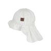 Dětský klobouček proti slunci bavlna bílá Mikk-Line
