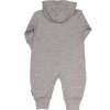 Overal ze 100% merino vlny s kapucí šedý Geggamoja