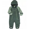 Větru a vodě odolný fleecový overal Mossgreen Geggamoja