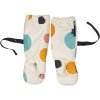 Dětské nepromokavé rukavice s fleecovou podšívkou béžové Geggamoja