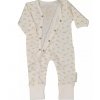 Dětský overal bambus Beige cloud pro předčasně narozené Geggamoja