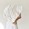 Dětský bambusový klobouk proti slunci Soft beige zebra Geggamoja