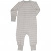 Rostoucí bambusové pyžamo šedý melír overal Classic Geggamoja