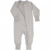 Rostoucí bambusové pyžamo šedý melír overal Classic Geggamoja