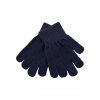Dětské pletené vlněné prstové rukavice sada 3ks Mikk-Line modrá/šedá/černá