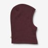 Dětská kukla z merino vlny 2 kusy WHEAT purple