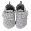 Dětské bačkůrky 100% vlna šedé Sterntaler
