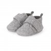 Dětské bačkůrky 100% vlna šedé Sterntaler