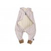 Spací pytel bambus s nožičkami pro děti béžový zajíc Kaarsgaren®