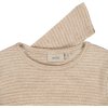 Dětské merino tričko khaki stripe Wheat