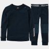 Dětské termoprádlo z merino vlny Helly Hansen GRAPHIC LIFA set NAVY