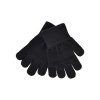 Dětské pletené vlněné prstové rukavice sada 3ks Mikk-Line černá/šedá/černá
