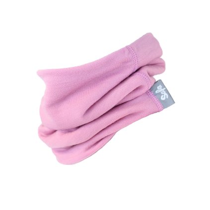 6033 detsky nakrcnik z merino vlny ruzovy safa