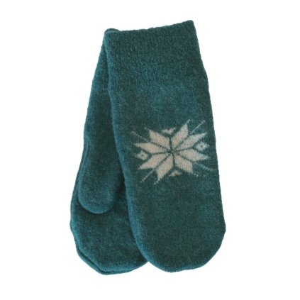 8119 damske palcaky z merino vlny selma petrolejove safa