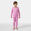 Dziecięca bielizna termoaktywna z wełny merino Helly Hansen LIFA różowa META PINK