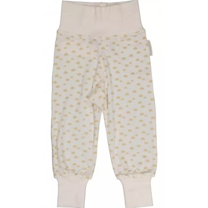 Bambusové kalhoty dětské rostoucí Beige cloud Geggamoja