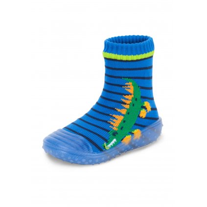 Barefoot ponožkoboty do vody pro děti modrý krokodýl Sterntaler