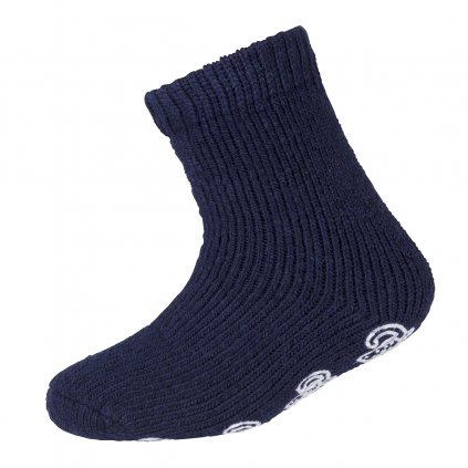 Dětské protiskluzové merino ponožky DIMLE SAFA modré