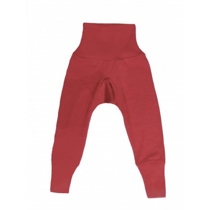 1854 rostouci kalhoty cervene z merino vlny a hedvabi cosilana 2