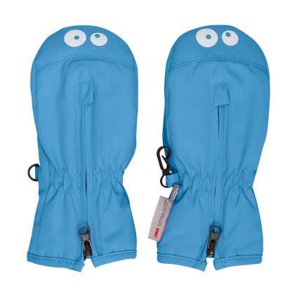 Dětské palčáky na zip modré Cyaneus Color Kids
